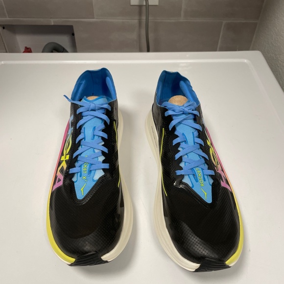 Size 13 - Hoka Rocket X 2 Men’s Running Shoes Black/Multi - Picture 4 of 9